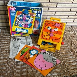 80's "Fun Around Faces" Toy - 80's Romper Room Toy - ages 2 - 6 years - Kids